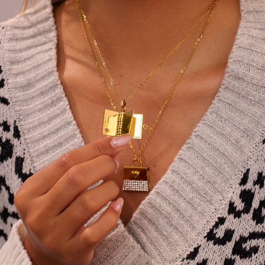 The "Love Letter" Secret Message Necklace | 18K Gold Plated TMS